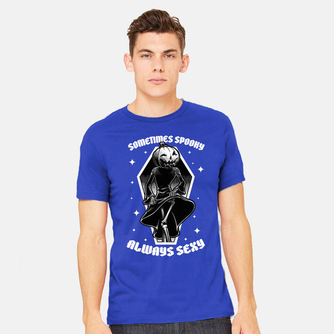 Spooky Reaper Pumpking-Mens-Heavyweight-Tee-Studio Mootant