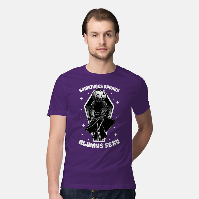 Spooky Reaper Pumpking-Mens-Premium-Tee-Studio Mootant