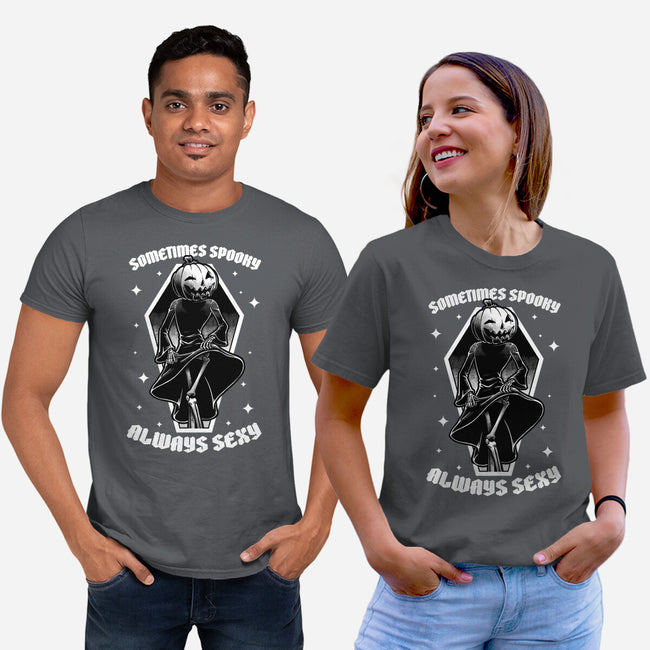 Spooky Reaper Pumpking-Unisex-Basic-Tee-Studio Mootant