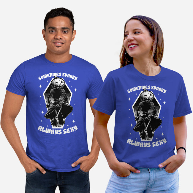Spooky Reaper Pumpking-Unisex-Basic-Tee-Studio Mootant