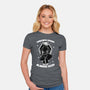 Spooky Reaper Pumpking-Womens-Fitted-Tee-Studio Mootant