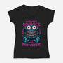 A Monster Without Cookies-Womens-V-Neck-Tee-Studio Mootant