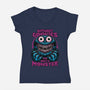 A Monster Without Cookies-Womens-V-Neck-Tee-Studio Mootant