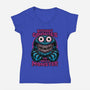 A Monster Without Cookies-Womens-V-Neck-Tee-Studio Mootant