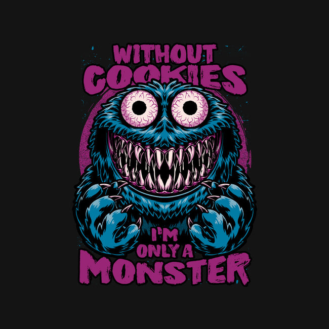 A Monster Without Cookies-Womens-Fitted-Tee-Studio Mootant