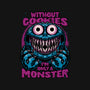 A Monster Without Cookies-None-Drawstring-Bag-Studio Mootant