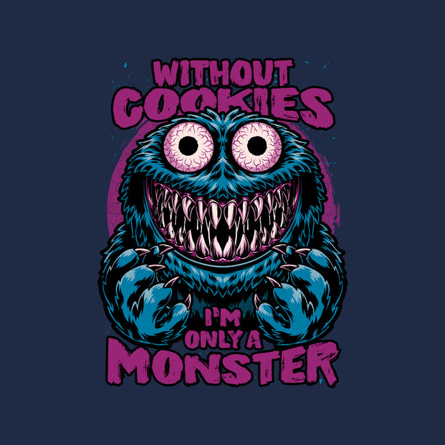 A Monster Without Cookies-Womens-Fitted-Tee-Studio Mootant