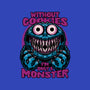 A Monster Without Cookies-Womens-Fitted-Tee-Studio Mootant