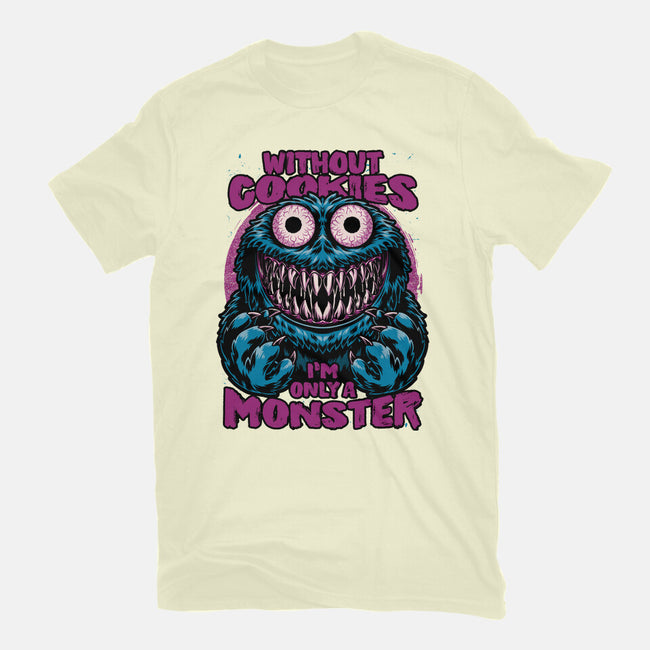 A Monster Without Cookies-Mens-Premium-Tee-Studio Mootant