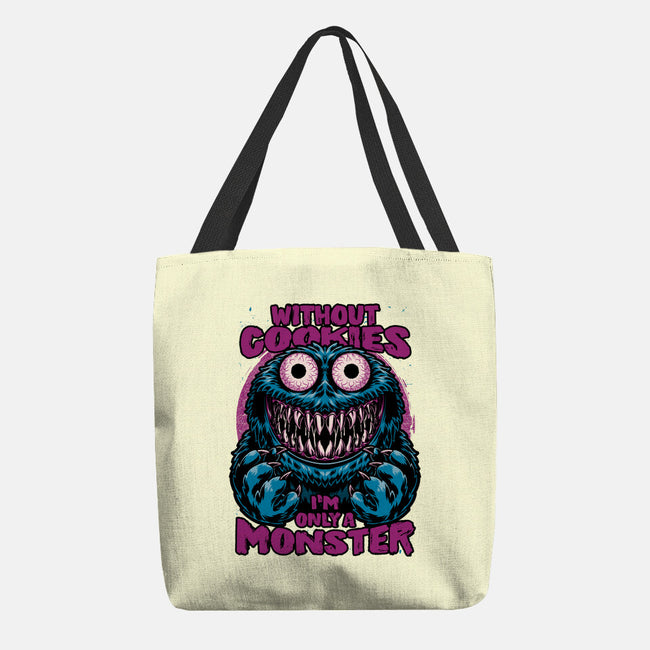 A Monster Without Cookies-None-Basic Tote-Bag-Studio Mootant