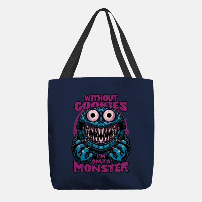 A Monster Without Cookies-None-Basic Tote-Bag-Studio Mootant