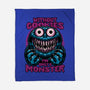 A Monster Without Cookies-None-Fleece-Blanket-Studio Mootant