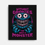 A Monster Without Cookies-None-Stretched-Canvas-Studio Mootant