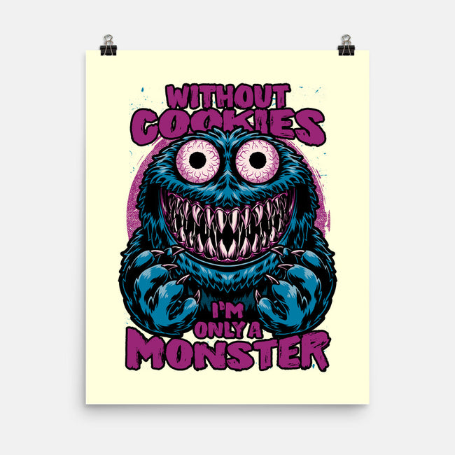 A Monster Without Cookies-None-Matte-Poster-Studio Mootant