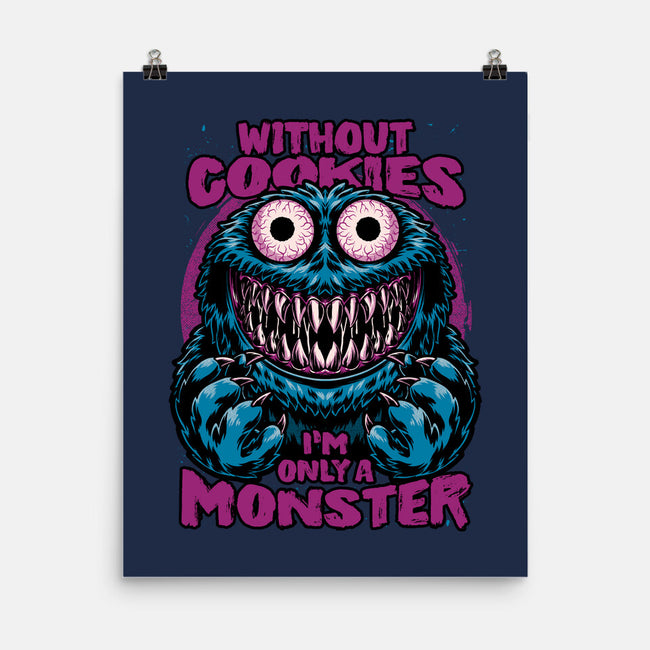 A Monster Without Cookies-None-Matte-Poster-Studio Mootant