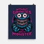 A Monster Without Cookies-None-Matte-Poster-Studio Mootant