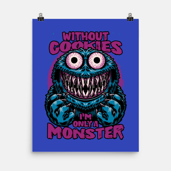 A Monster Without Cookies-None-Matte-Poster-Studio Mootant