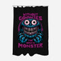 A Monster Without Cookies-None-Polyester-Shower Curtain-Studio Mootant