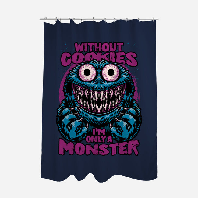 A Monster Without Cookies-None-Polyester-Shower Curtain-Studio Mootant