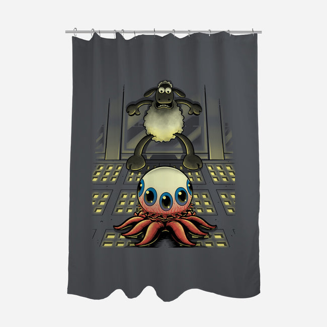 Oh Sheep-None-Polyester-Shower Curtain-Betmac