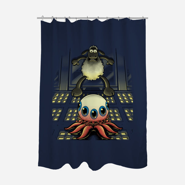 Oh Sheep-None-Polyester-Shower Curtain-Betmac