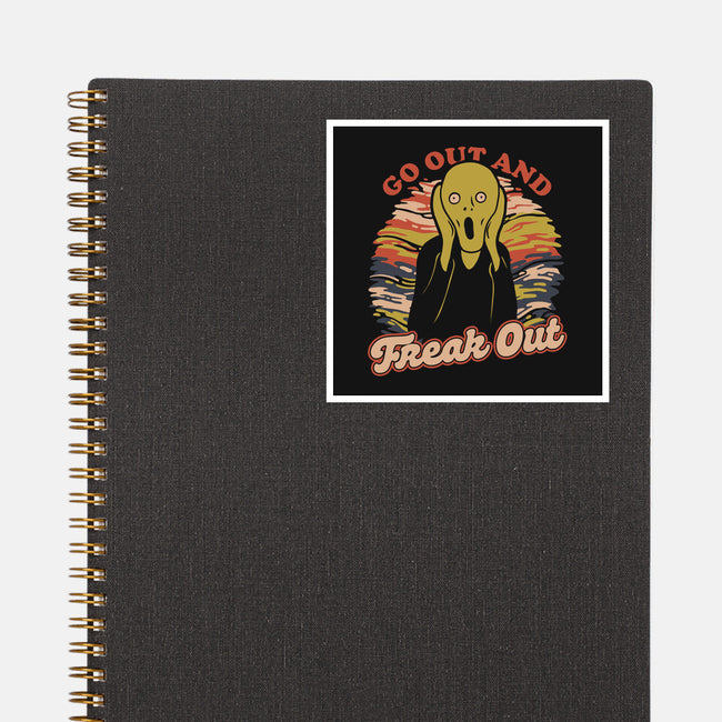 Freak Out Painting-None-Glossy-Sticker-Studio Mootant