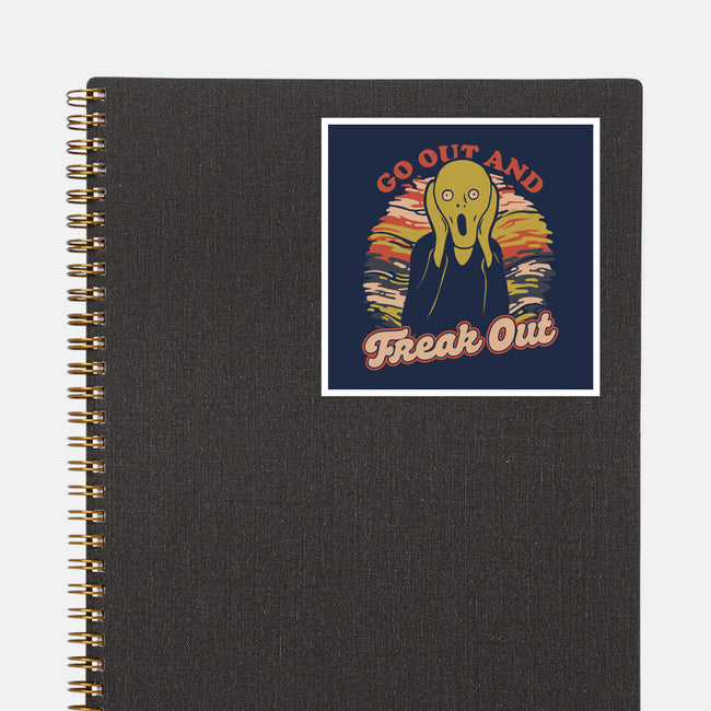 Freak Out Painting-None-Glossy-Sticker-Studio Mootant