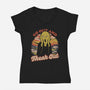 Freak Out Painting-Womens-V-Neck-Tee-Studio Mootant