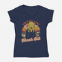 Freak Out Painting-Womens-V-Neck-Tee-Studio Mootant