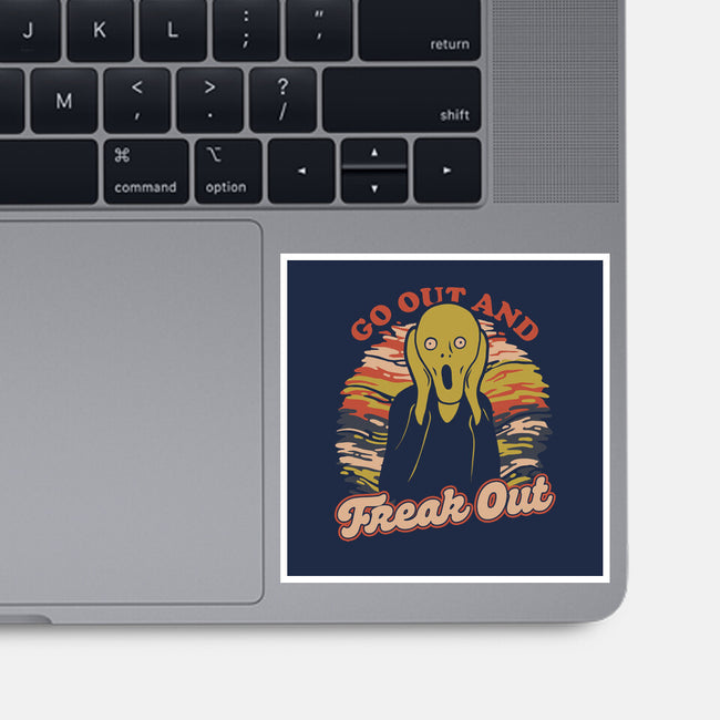 Freak Out Painting-None-Glossy-Sticker-Studio Mootant