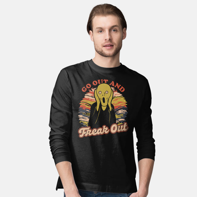 Freak Out Painting-Mens-Long Sleeved-Tee-Studio Mootant