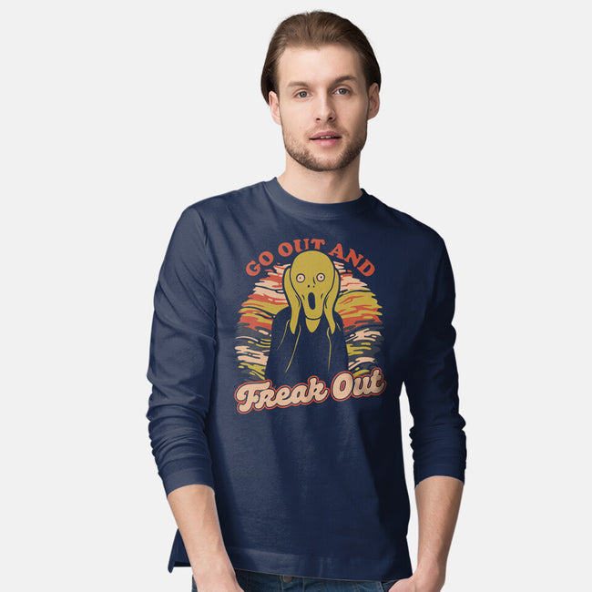 Freak Out Painting-Mens-Long Sleeved-Tee-Studio Mootant