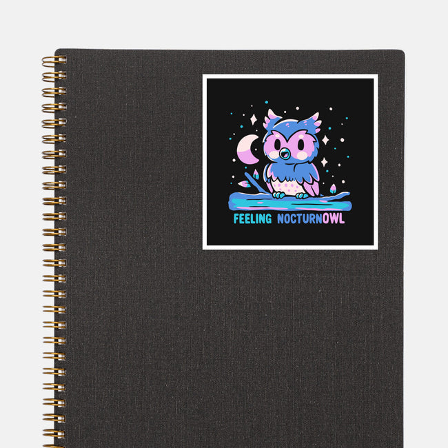 Feeling Nocturnowl-None-Glossy-Sticker-TechraNova