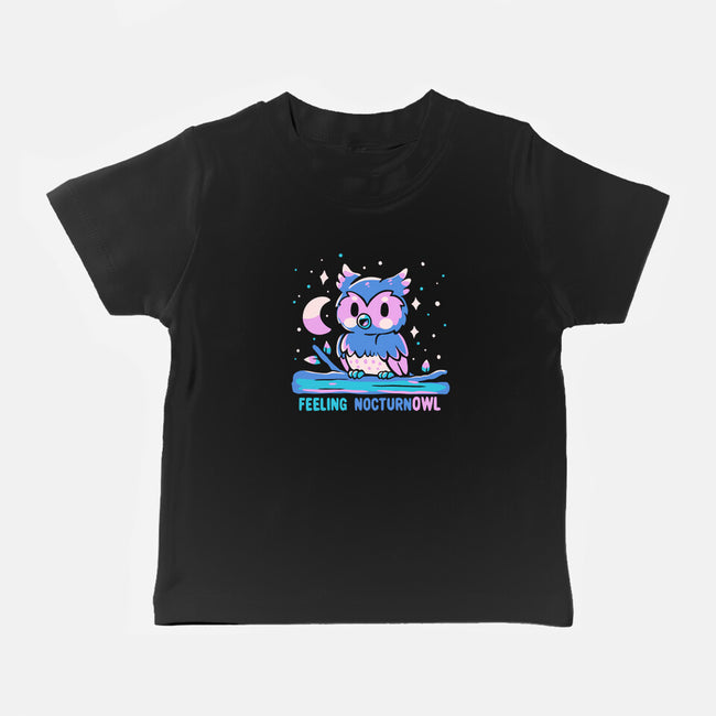Feeling Nocturnowl-Baby-Basic-Tee-TechraNova