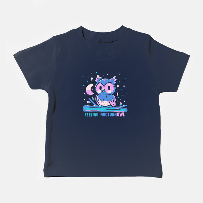 Feeling Nocturnowl-Baby-Basic-Tee-TechraNova