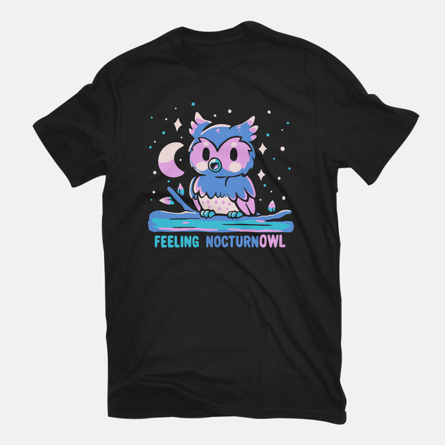Feeling Nocturnowl-Womens-Fitted-Tee-TechraNova