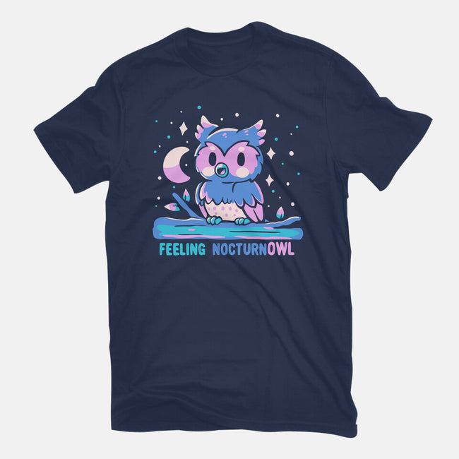 Feeling Nocturnowl-Womens-Fitted-Tee-TechraNova