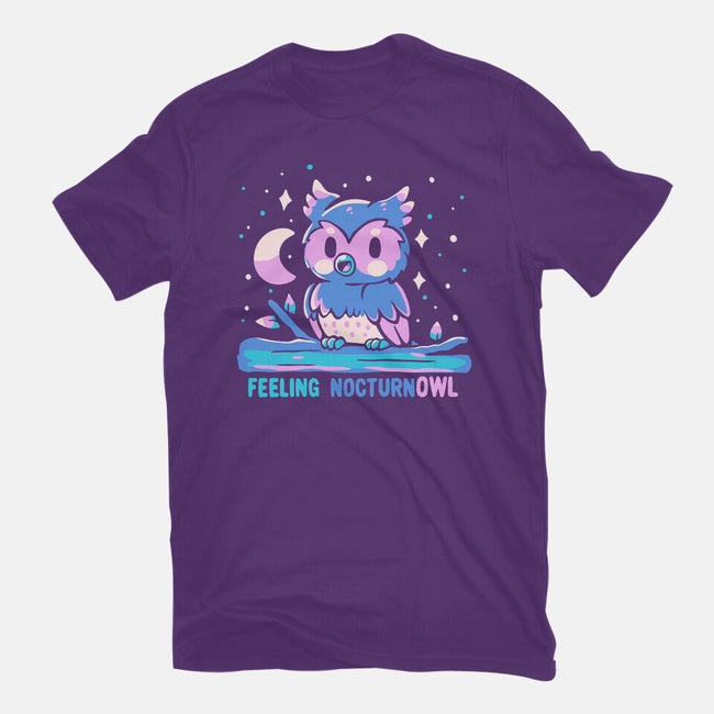 Feeling Nocturnowl-Womens-Fitted-Tee-TechraNova