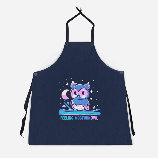 Feeling Nocturnowl-Unisex-Kitchen-Apron-TechraNova