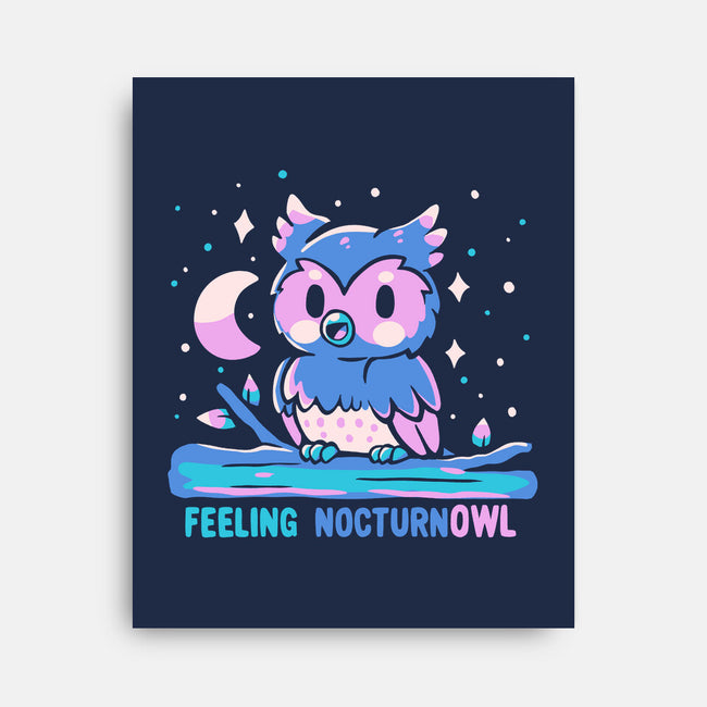 Feeling Nocturnowl-None-Stretched-Canvas-TechraNova