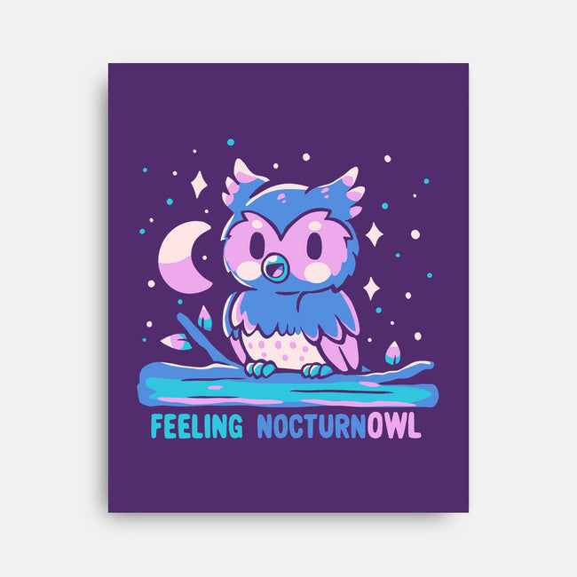 Feeling Nocturnowl-None-Stretched-Canvas-TechraNova