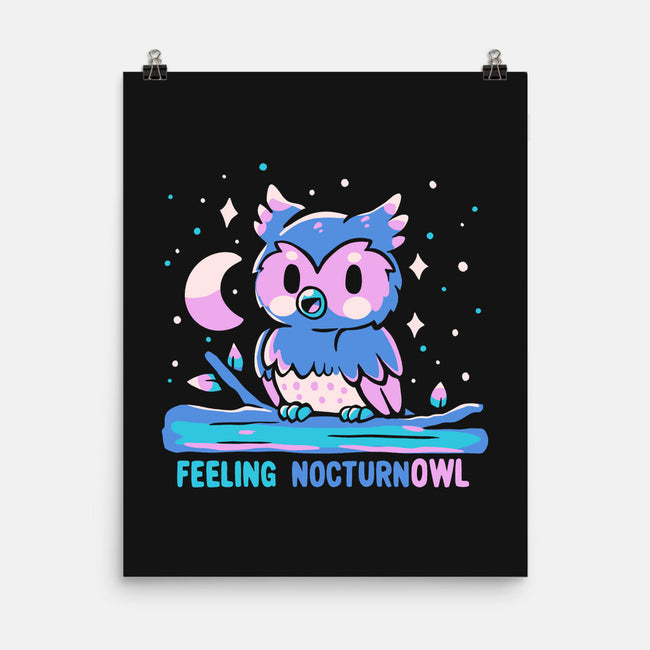 Feeling Nocturnowl-None-Matte-Poster-TechraNova