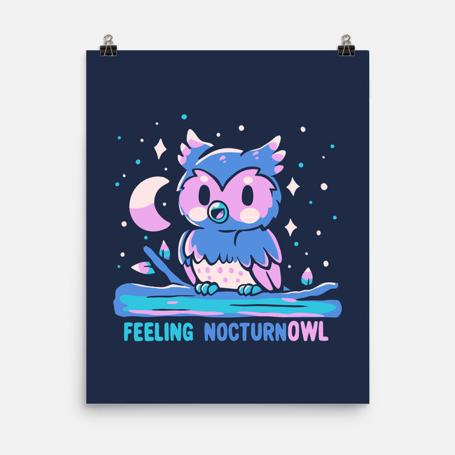 Feeling Nocturnowl-None-Matte-Poster-TechraNova