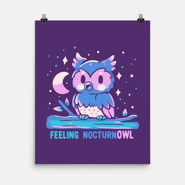 Feeling Nocturnowl-None-Matte-Poster-TechraNova