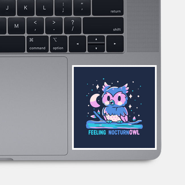 Feeling Nocturnowl-None-Glossy-Sticker-TechraNova