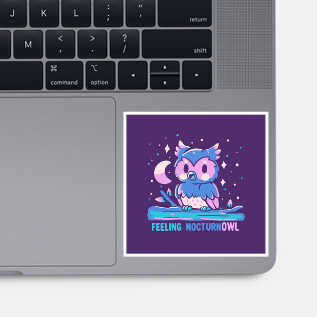 Feeling Nocturnowl-None-Glossy-Sticker-TechraNova