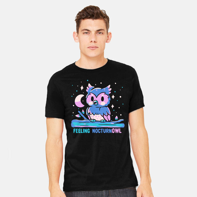 Feeling Nocturnowl-Mens-Heavyweight-Tee-TechraNova