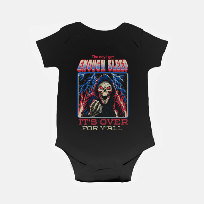 The Day I Get Enough Sleep-Baby-Basic-Onesie-eduely