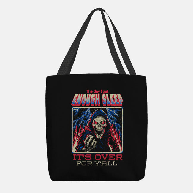 The Day I Get Enough Sleep-None-Basic Tote-Bag-eduely