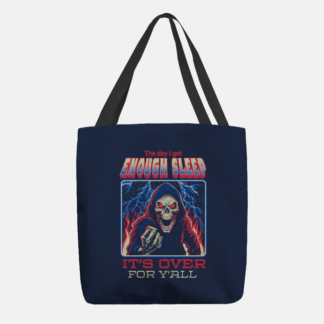 The Day I Get Enough Sleep-None-Basic Tote-Bag-eduely